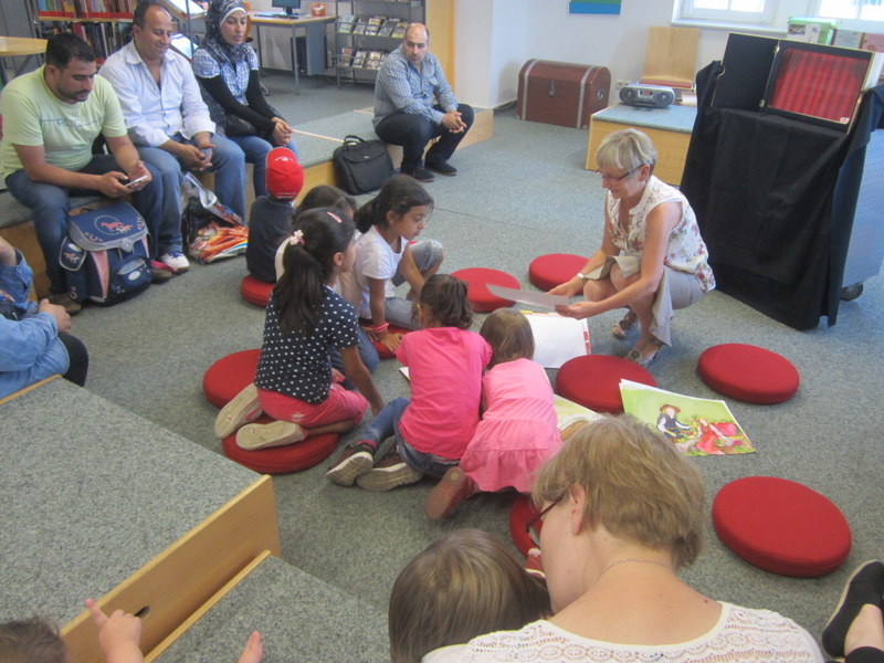 Märchen lesen in der Stadtbibliothek im Tietz Chemnitz 